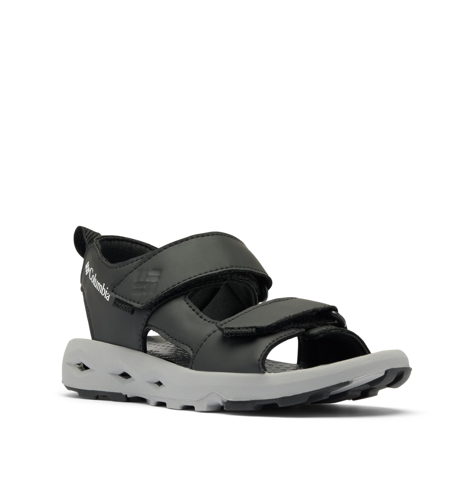 Columbia Youth Techsun Adventure, sportowe i outdoorowe sandały, czarne/białe, 4