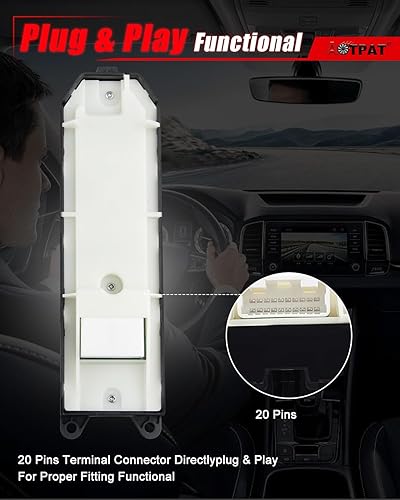 Miniatura 2 de Interruptor de elevalunas eléctrico lateral para Toyota Prius 1.8L 2010 2011 2012 2013 2014 2015 Interruptor de control del lado del conductor OEM #