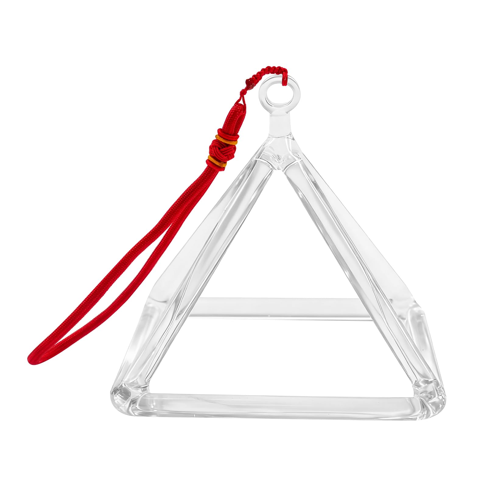 Cristallo trasparente da 5 pollici al quarzo con piramide, strumento musicale per guarigione del suono, meditazione, campana tibetana in cristallo con striker, per casa, studi di yoga, eventi musicali