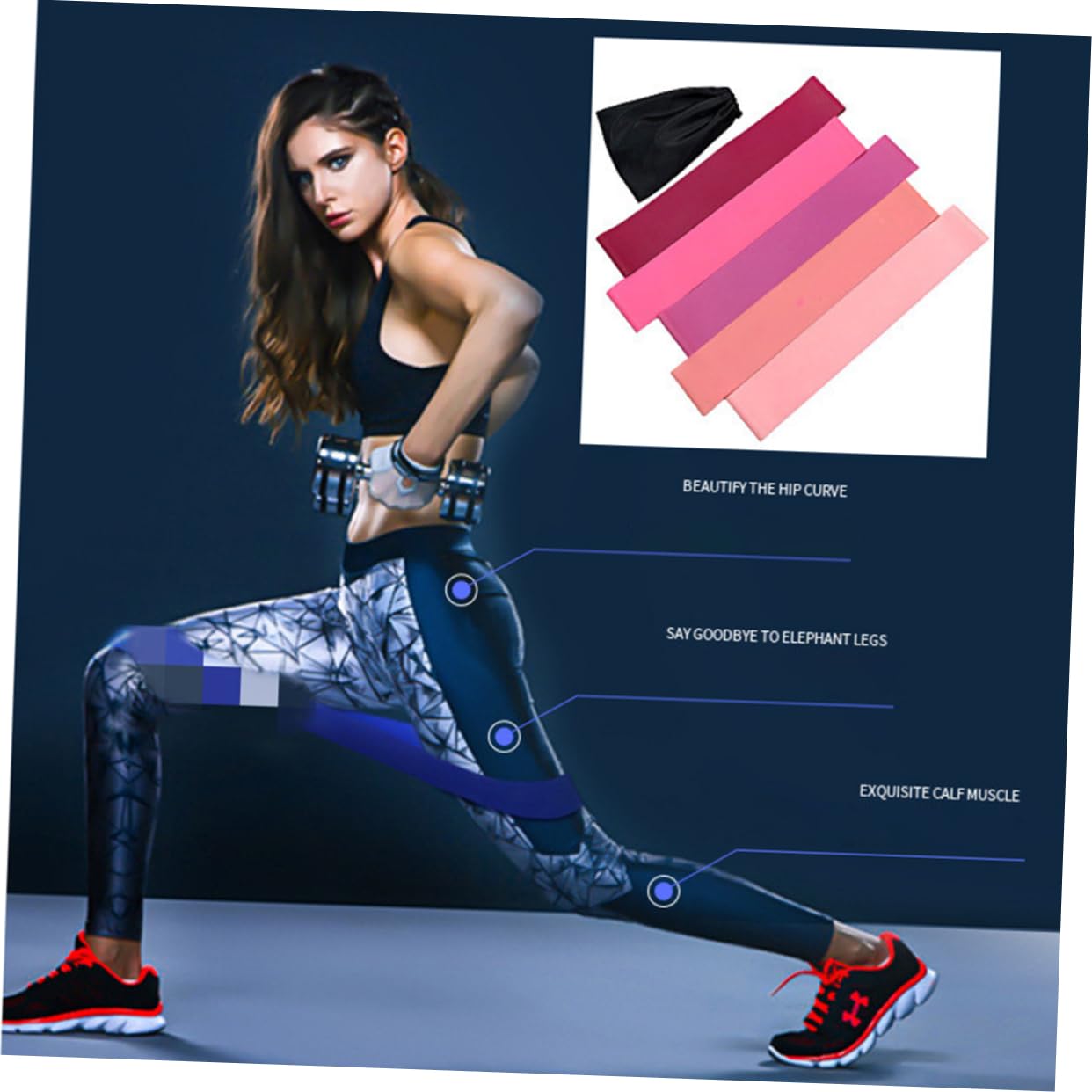 TOYANDONA Fascia Di Tensione Gruppo Musicale Resistenza Banda Di Yoga Tirarsi Su Allenamento Elastico Bande Resistenti Palestra Pilates Bande Di Esercizi
