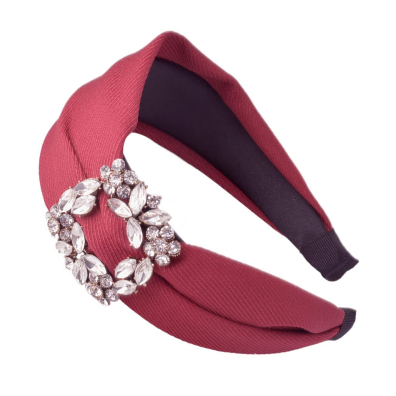 Healeved 3 Eleganti Cerchietti Per Da Donna Con Fascia Larga E Strass Per L'uso Quotidiano E Per Le Occasioni Speciali