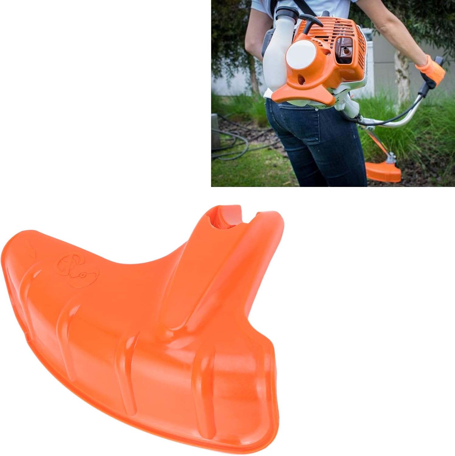 TOPINCN Trimmer Deflector Trimmer Guard for String Trimmer Replacement Number 41330071002 for FS55 String Trimmer Accessories