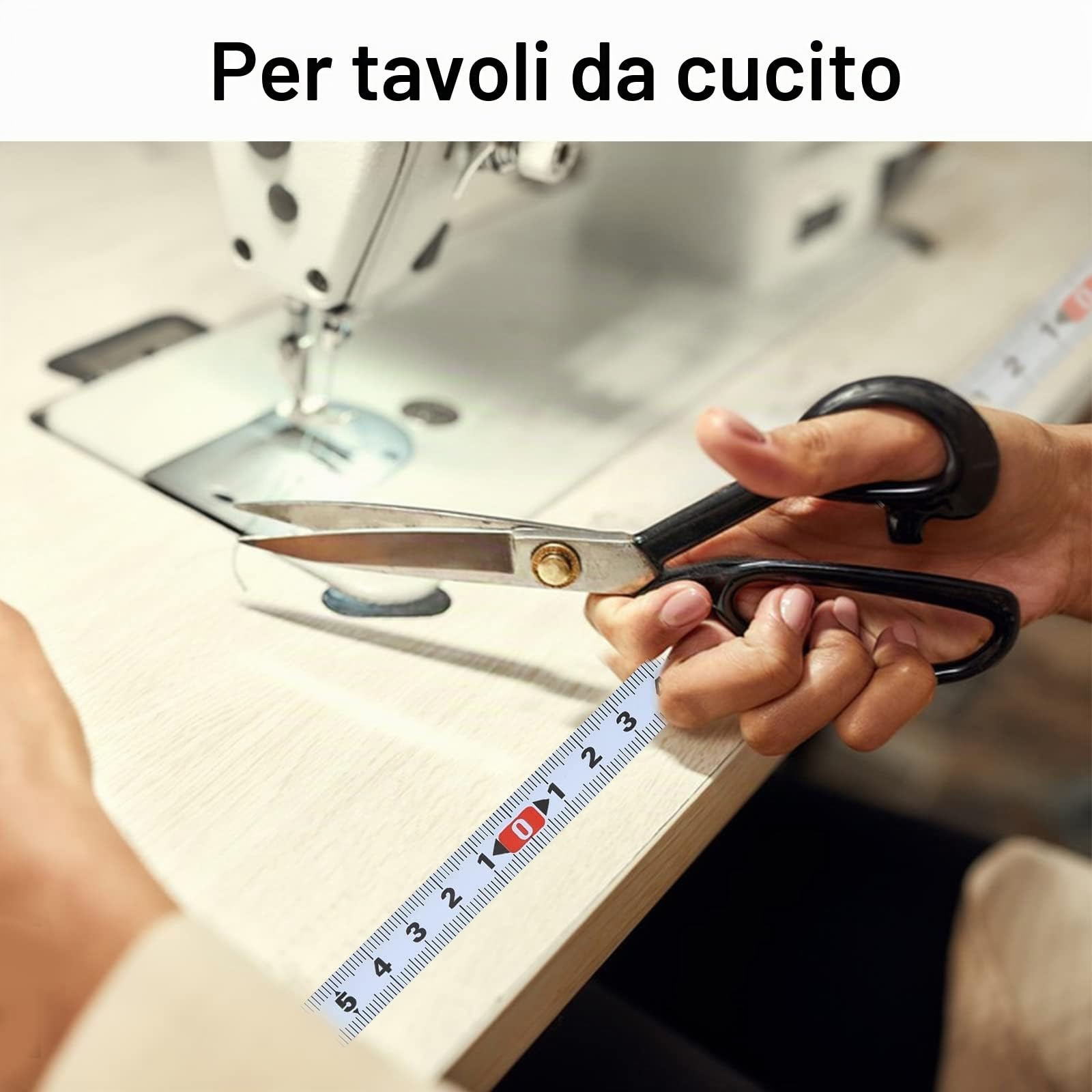 4 metro a nastro autoadesivo, 1 m, metrico 3 specifiche per l'incollaggio, 2 da sinistra a destra, 1 unidirezionale (destra o sinistra), 1 centrale