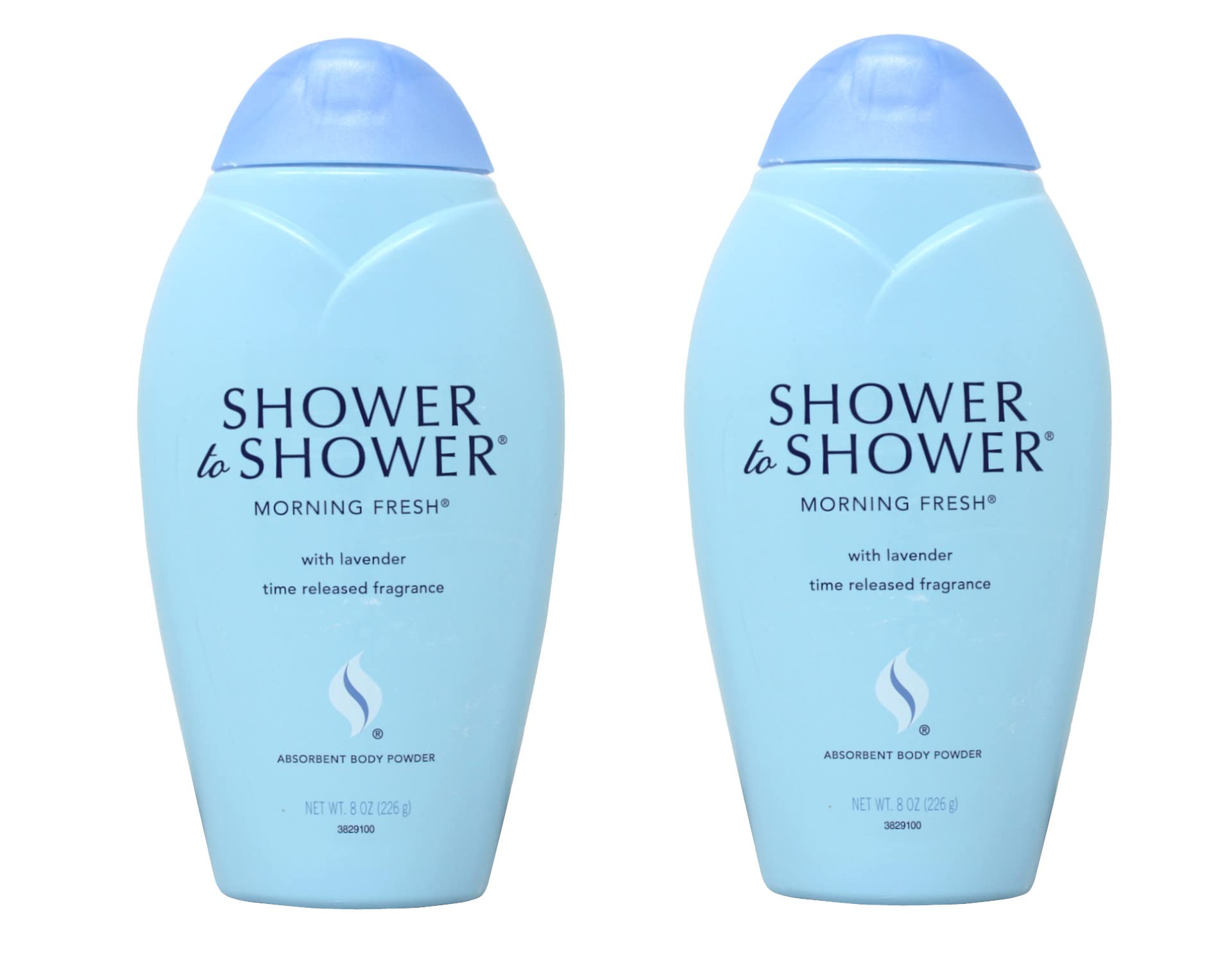 Shower to Shower Absorbent Body Powder Morning Fresh - 8 oz, Pack of 2