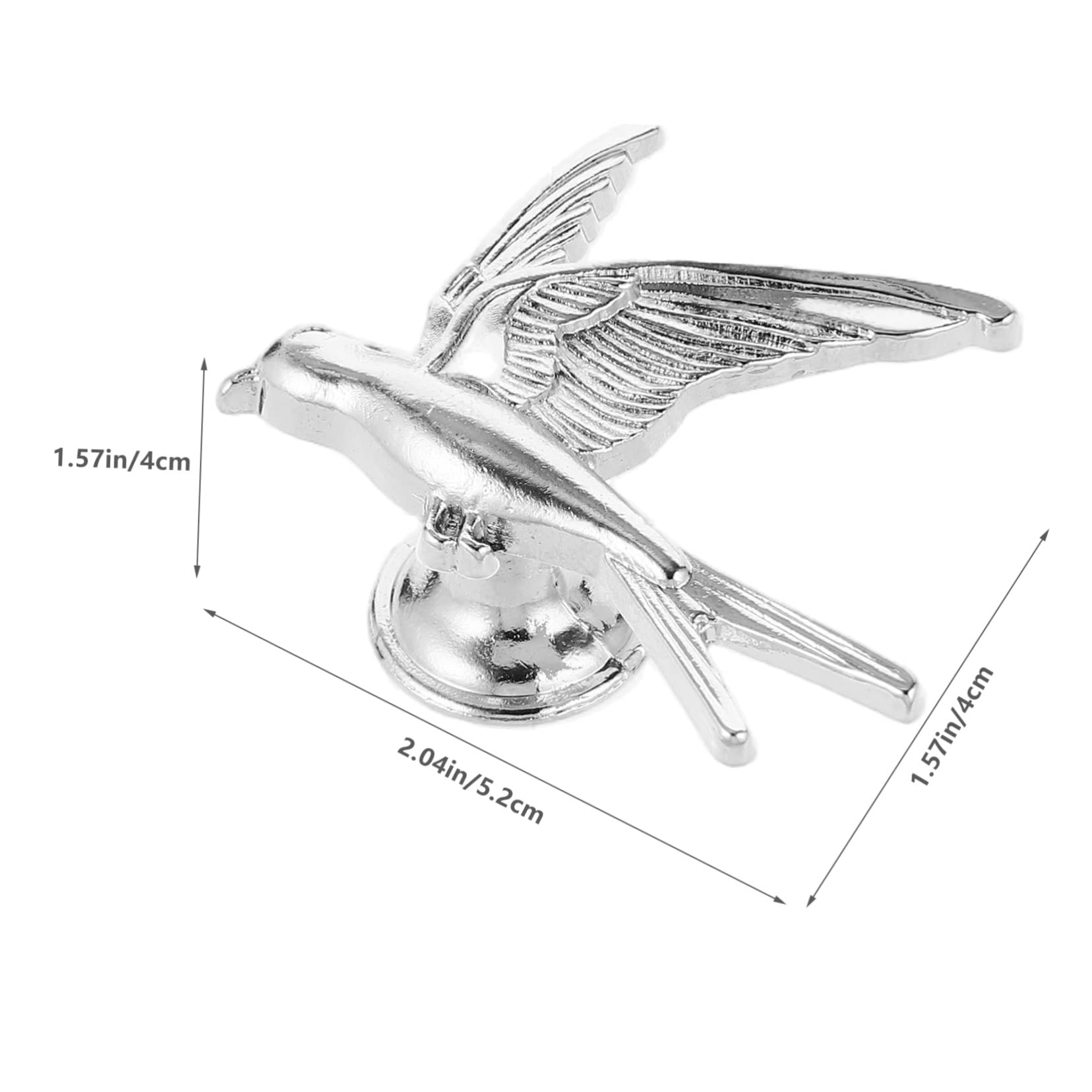 Artibetter 3 Set Di Maniglie Per Mobili in Stile Unico A Forma Di Volante Pomelli in Metallo Finitura Liscia Pomelli Decorativi Per Porte Per La Casa 2 Pezzi * 3