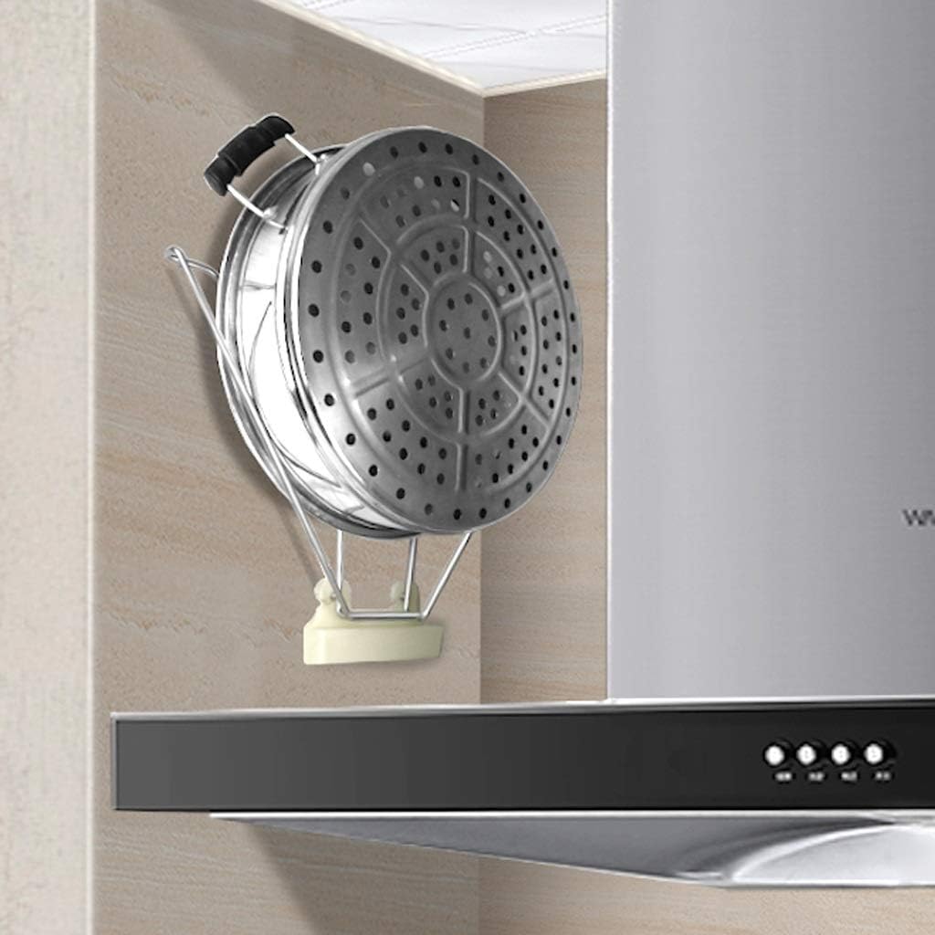 蓋水受け304ステンレス鋼との穿孔・フリーキッチンストレージラックラックポットカバー棚ウォールマウント