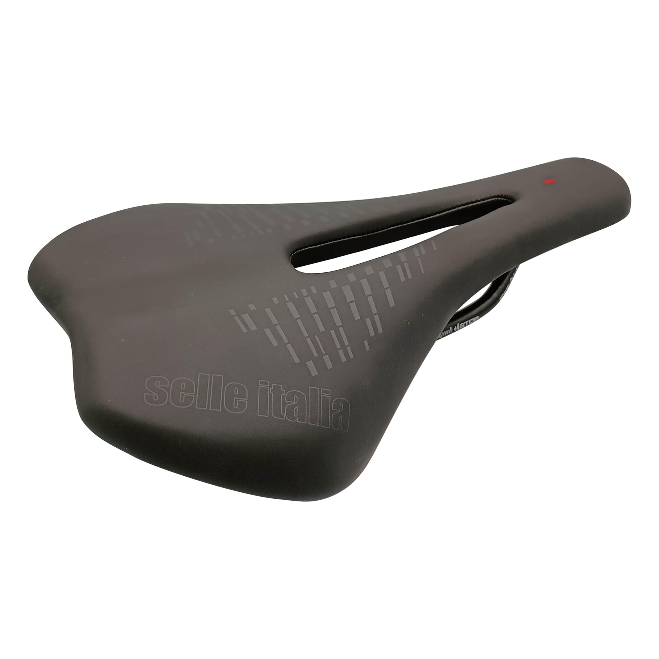 Selle Italia Bullet - Sillín Bicicleta con Cuadro Aluminio, Resistente y Cómodo con Agujero Anatómico - Talla Única L2, Negro