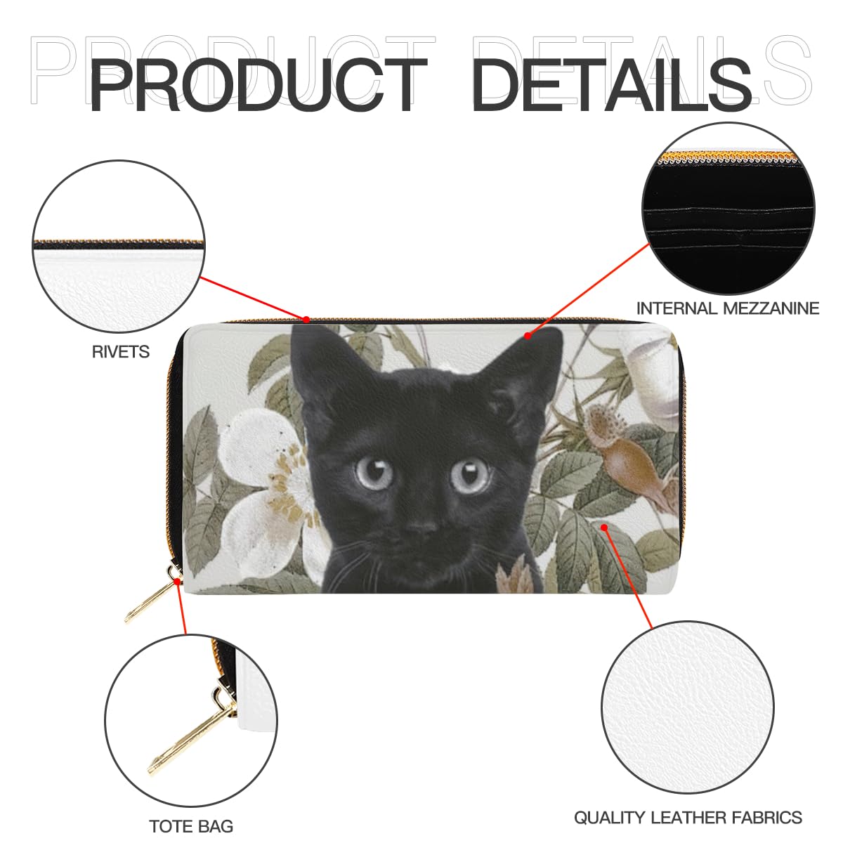 Amazon.co.jp: 黒猫 ネコ柄 猫柄 財布 長財布 メンズ 小銭入れ 多機能 Amazon.co.jp: 黒猫 ネコ柄 猫柄 財布 長財布 メンズ 小銭入れ 多機能