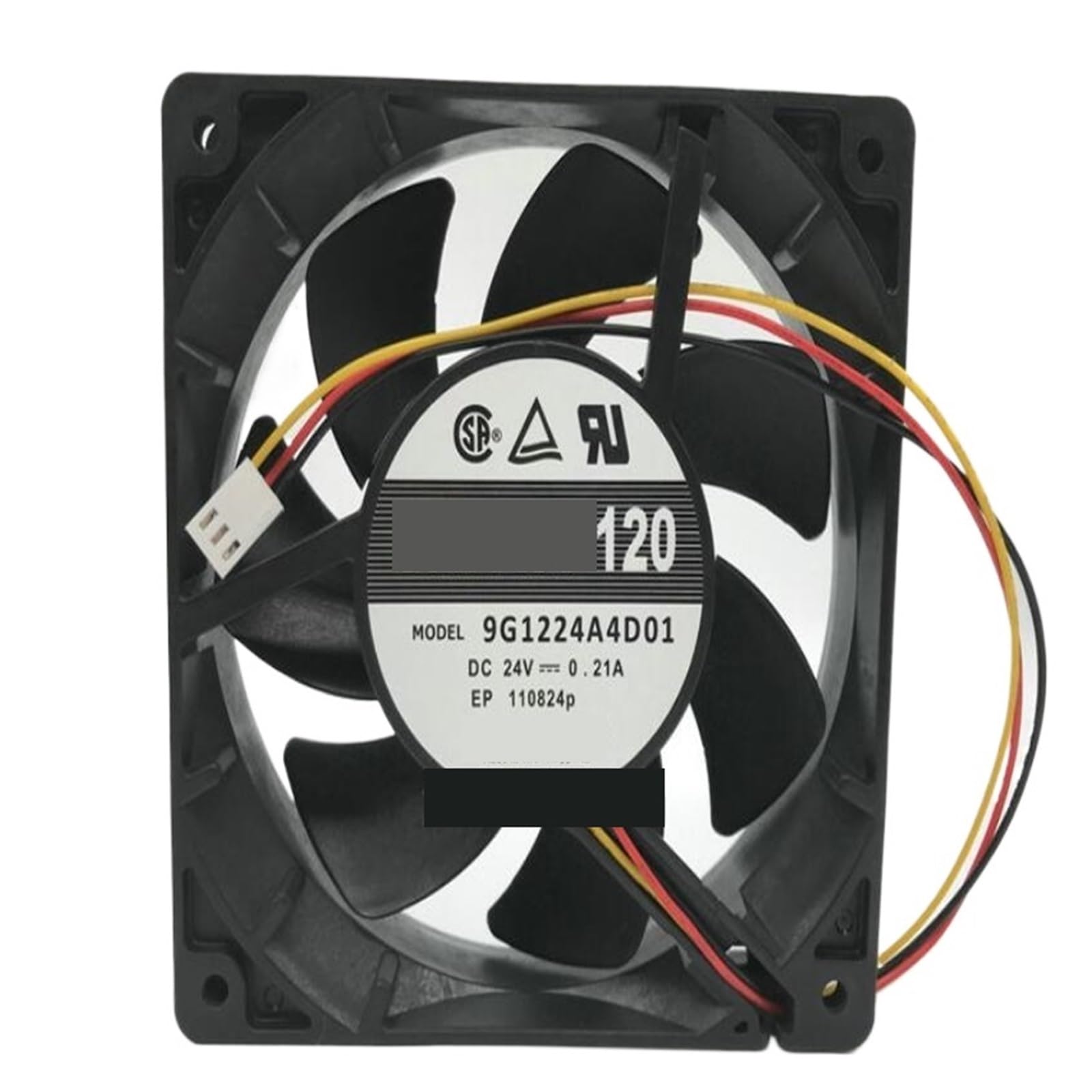KWQNPHTRN 12025 9G1224A4D01 DC24V 0.21A Three-Wire Fan