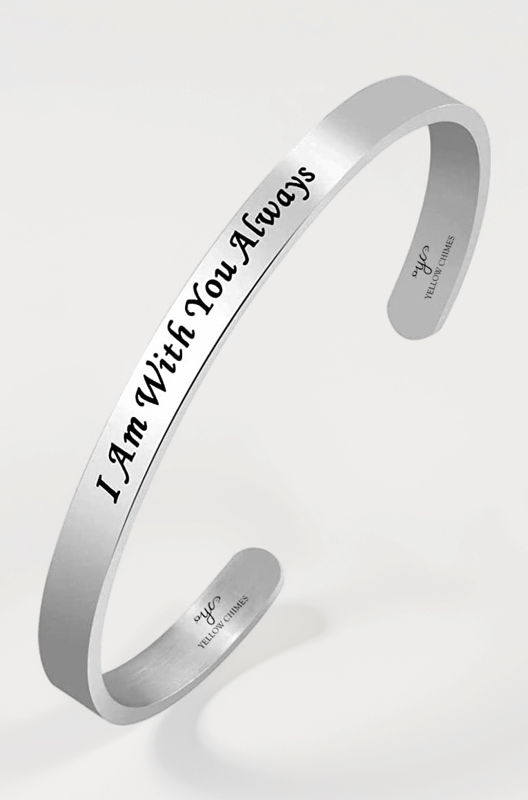 Valentine Gift for Girls Unisex Bracelet for Women & Men Positive Quotes Inspirational Gifts Message Engraved Karma Band Bracelet Bangle Stainless Steel for Women & Men