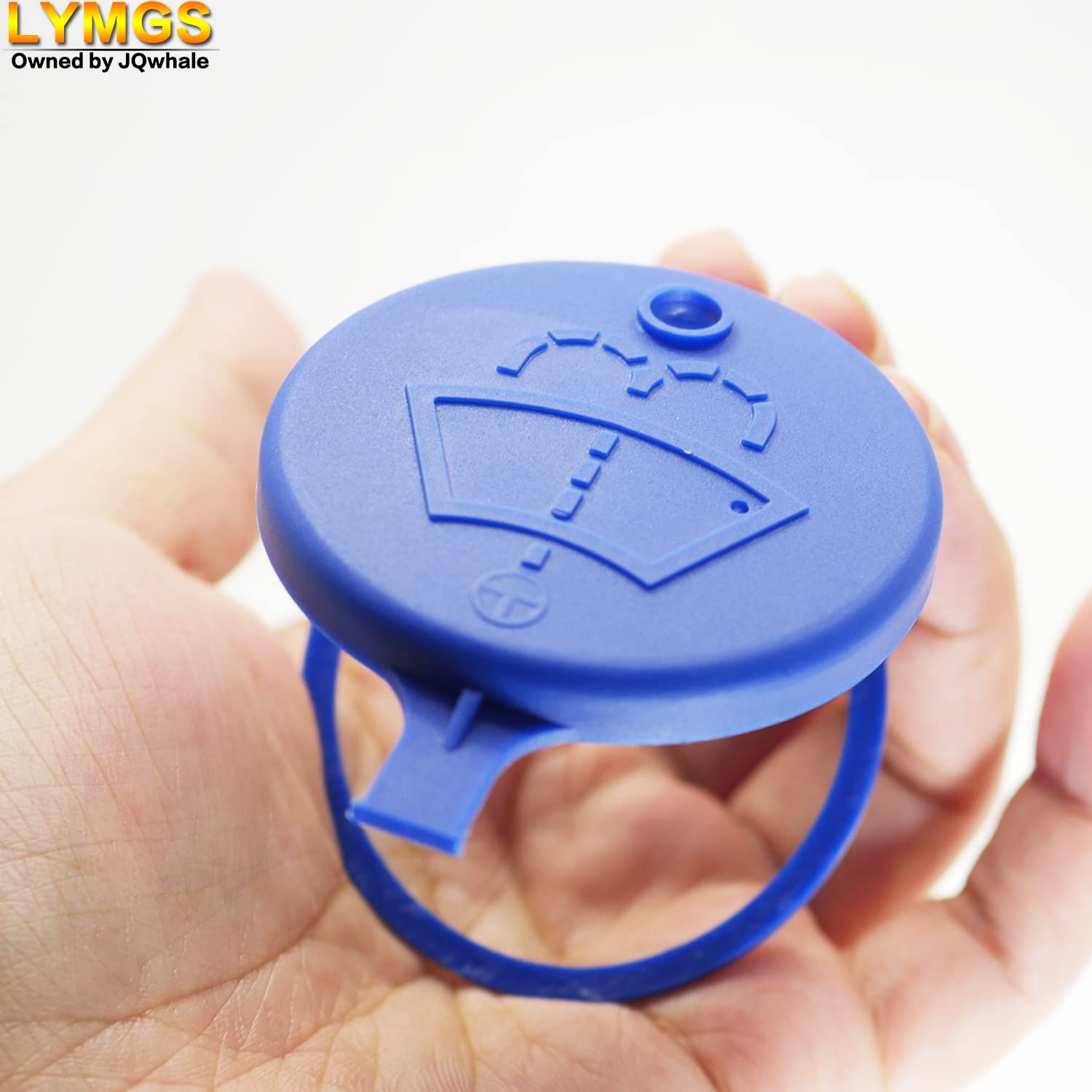 LYMGS Replacement Car Washer Bottle Cap For Windscreen Washer Wiper Fluid Reservoir, Cap Inner Diameter 52.5mm (2-1/16 Inch), 1 Pack