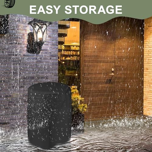 YANINEE Universale Reifenabdeckung, Reifenschutzhülle, Große Reifentasche Wasserdicht für 4reifen, 75 * 115cm (Schwarz)