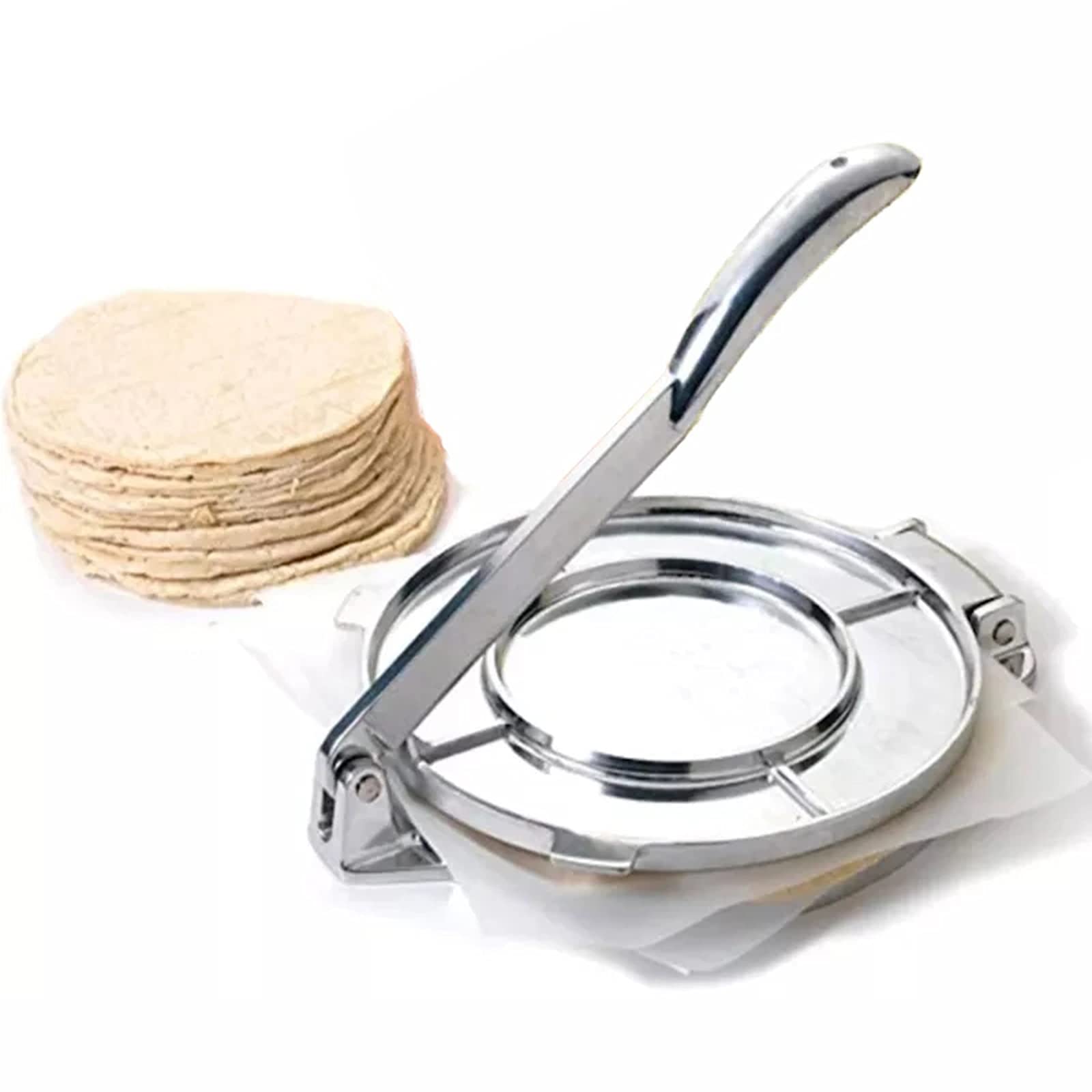 Presse à tortillas haut de gamme moulage sous pression robuste de 20 cm