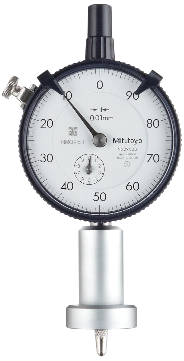 Mitutoyo 7222 Dial Depth Gauge, Indicator Type, 010mm Range, 0.01mm