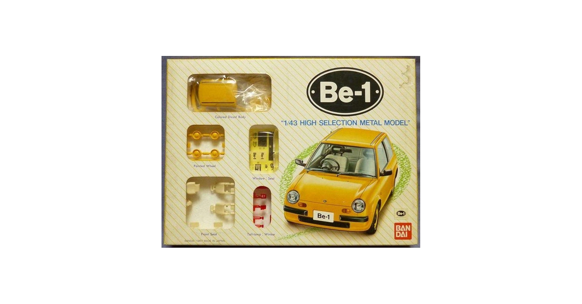 Amazon.co.jp: バンダイ 1/43 日産 Be-1 Be1 : おもちゃ