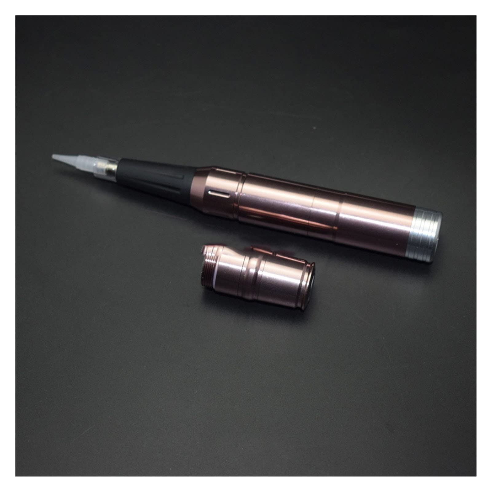 SYMY Tattoo Machine Kit Permanent Makeup Machine Eyebrow Tattoo Pen and Battery Brown Beginners and Tattoo Artists