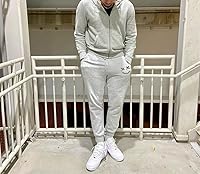 Vista 6 de JMIERR Pantalones deportivos cónicos para hombre, para gimnasio, correr, entrenamiento, atléticos, con cordón y bolsillos