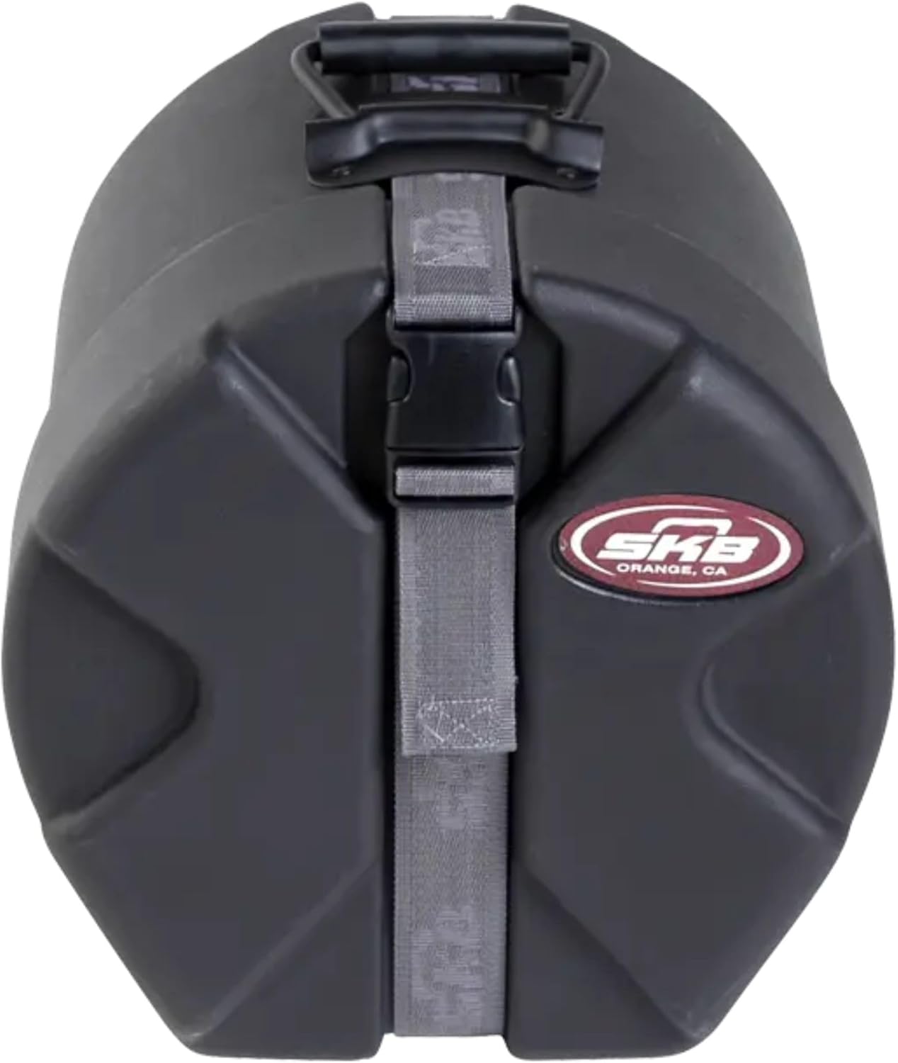 SKB 8" x 8" Tom Case with Padded Interior, D-Shaped Drum Design, and Molded in Feet for Upright Positioning and Stability, Black