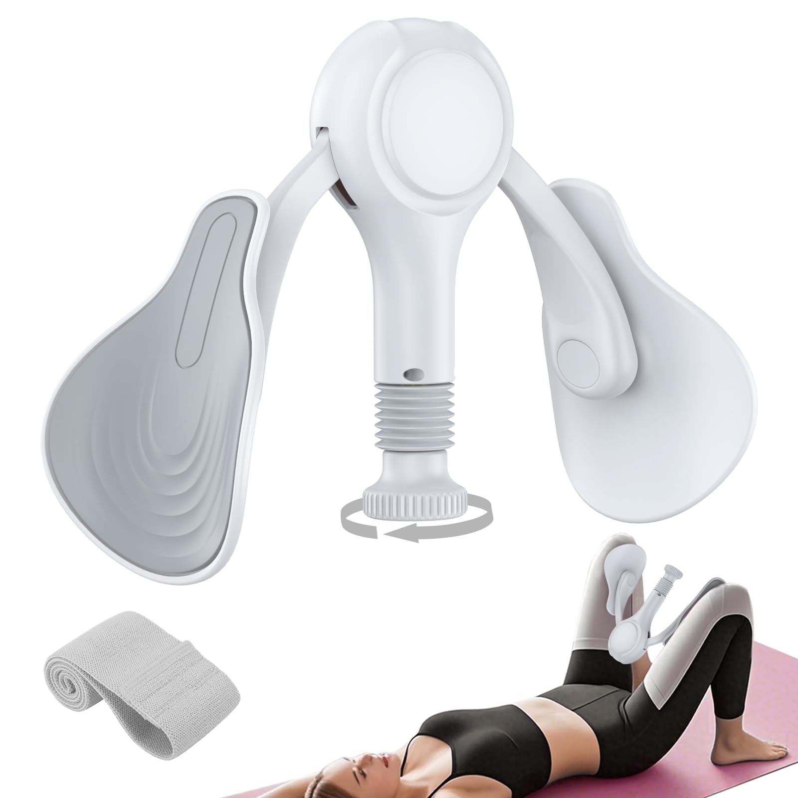 Beckenbodentrainer Donna Attrezzo Interno Coscia Pavimento Pelvico Attrezzi Casa Allenamento Pilates Glutei Addominali Gambe Braccia Fitness Donna e Uomo