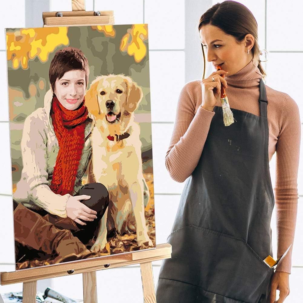 FIYO Custom Paint by Numbers for Adults DIY Photo Personalise Digital Oil Painting with Your Own Picture for Home Wall Decor Gift