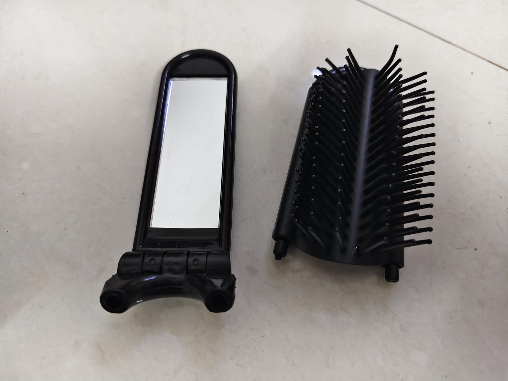 Compack Comb Buy TEMPERIA Foldable Pocket Hair Comb with Built-In Mirror for Women ...