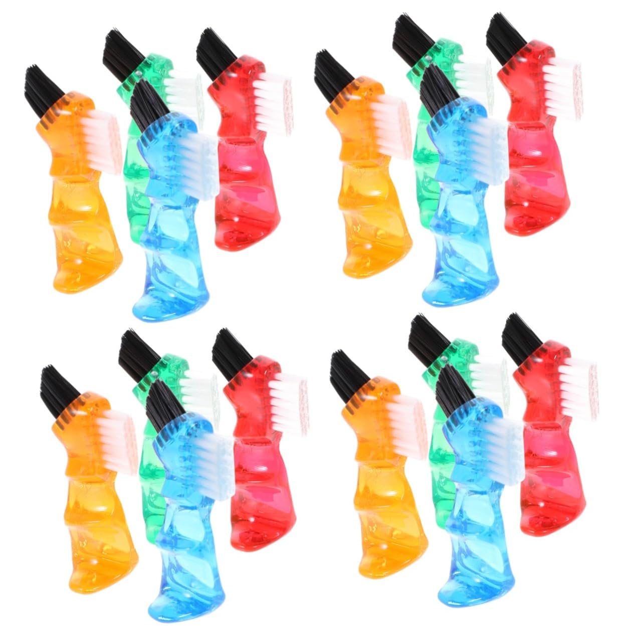 4 Set Falso Spazzolino Da Denti Pennello Piccolo Mini Spazzola Morbida A Doppia Setola Dente Spazzolino Da Denti Per La Pulizia Piccola Pennello Per Denti Plastica 4 Pezzi * 4
