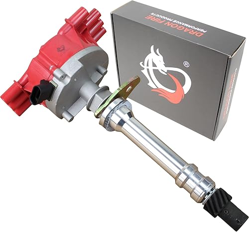 DRAGON FIRE PERFORMANCE Vortec - Distribuidor de encendido con terminales de latón, repuesto compatible con Chevrolet GMC Isuzu Blazer Cavalier
