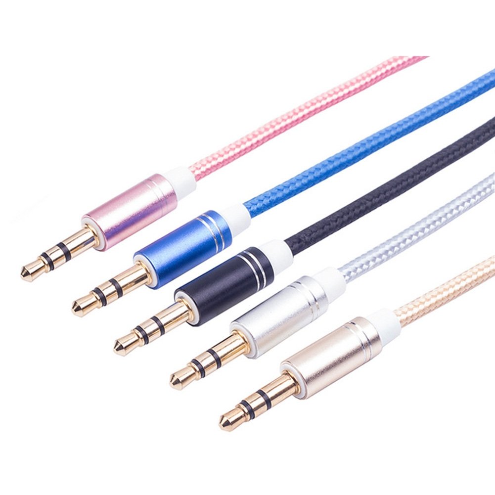 SummerYoung 3.5mm Male to Male Stereo AUX Cable Headpohone Extension Cord for Smartphone, PC, Laptop,MP3 player