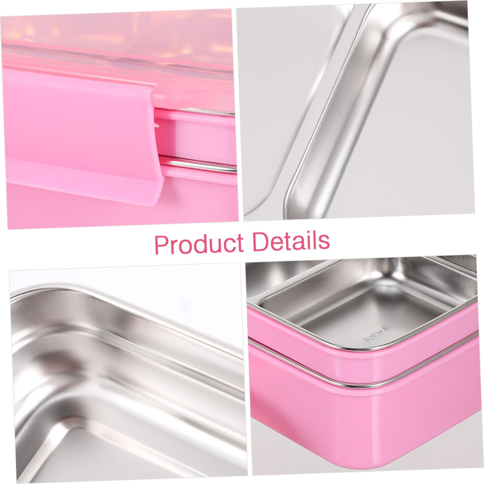 BESTYASH Contenitore Bento Box Isolato Portatile per Pranzo Scatola Divisa Creativa Chiusura Ermetica Contenitore Alimenti Pratico per Studenti e Ufficio