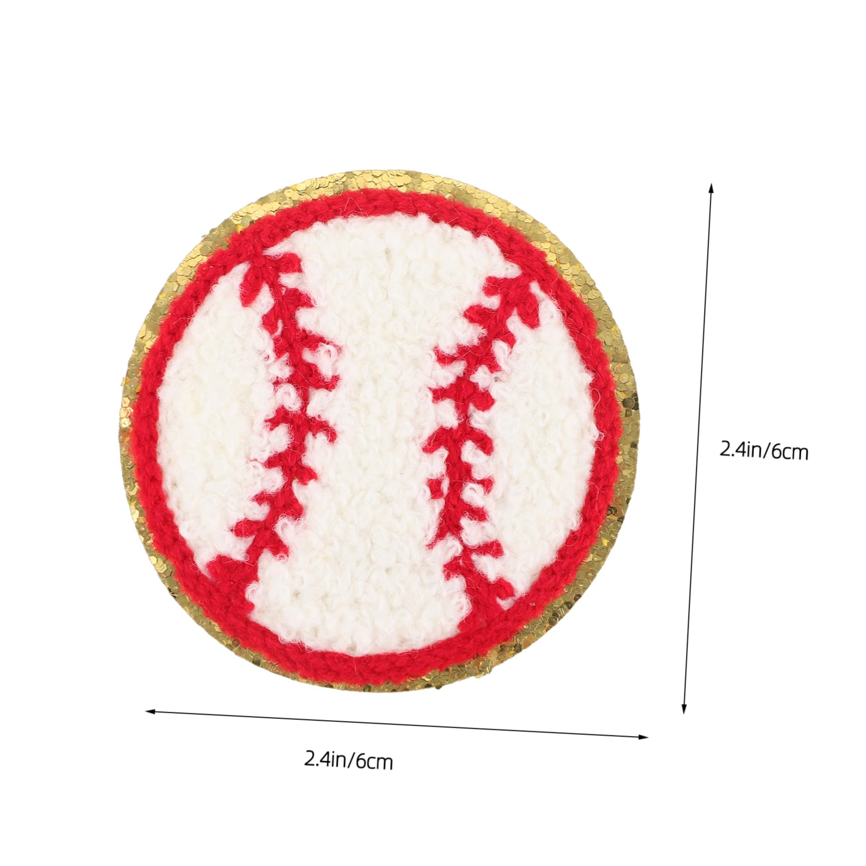 LIFKOME 75piezas Parches De Béisbol Para Ropa y Sombreros Parches Decorativos Resistentes Para Reparaciones y Embellecimiento De