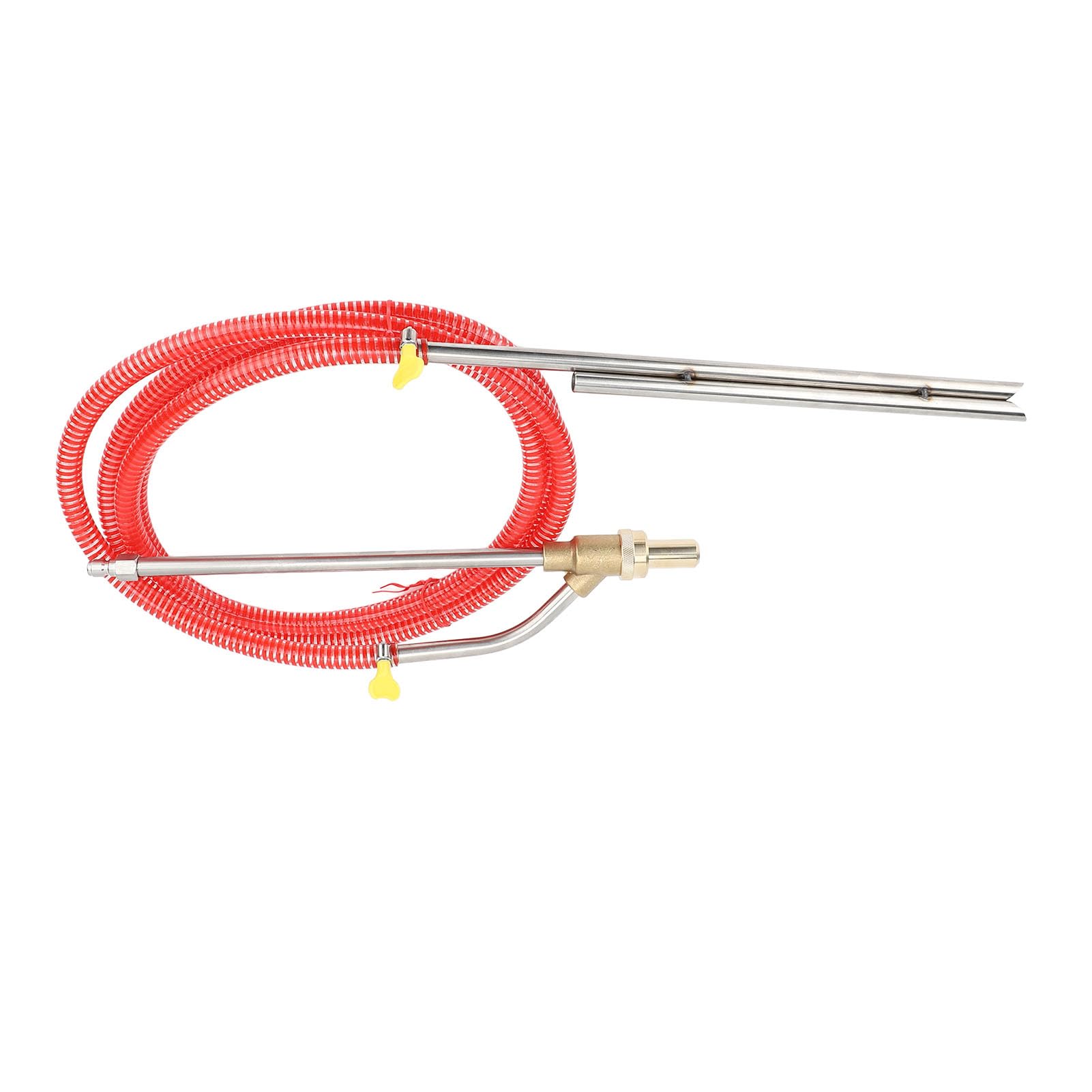 Aramox Kit di Sabbiatura per Idropulitrice, Acciaio Inossidabile e Ottone, Efficace Rimozione di Ruggine e Vernice, Ideale per Parti Automobilistiche e Casa (rosso)