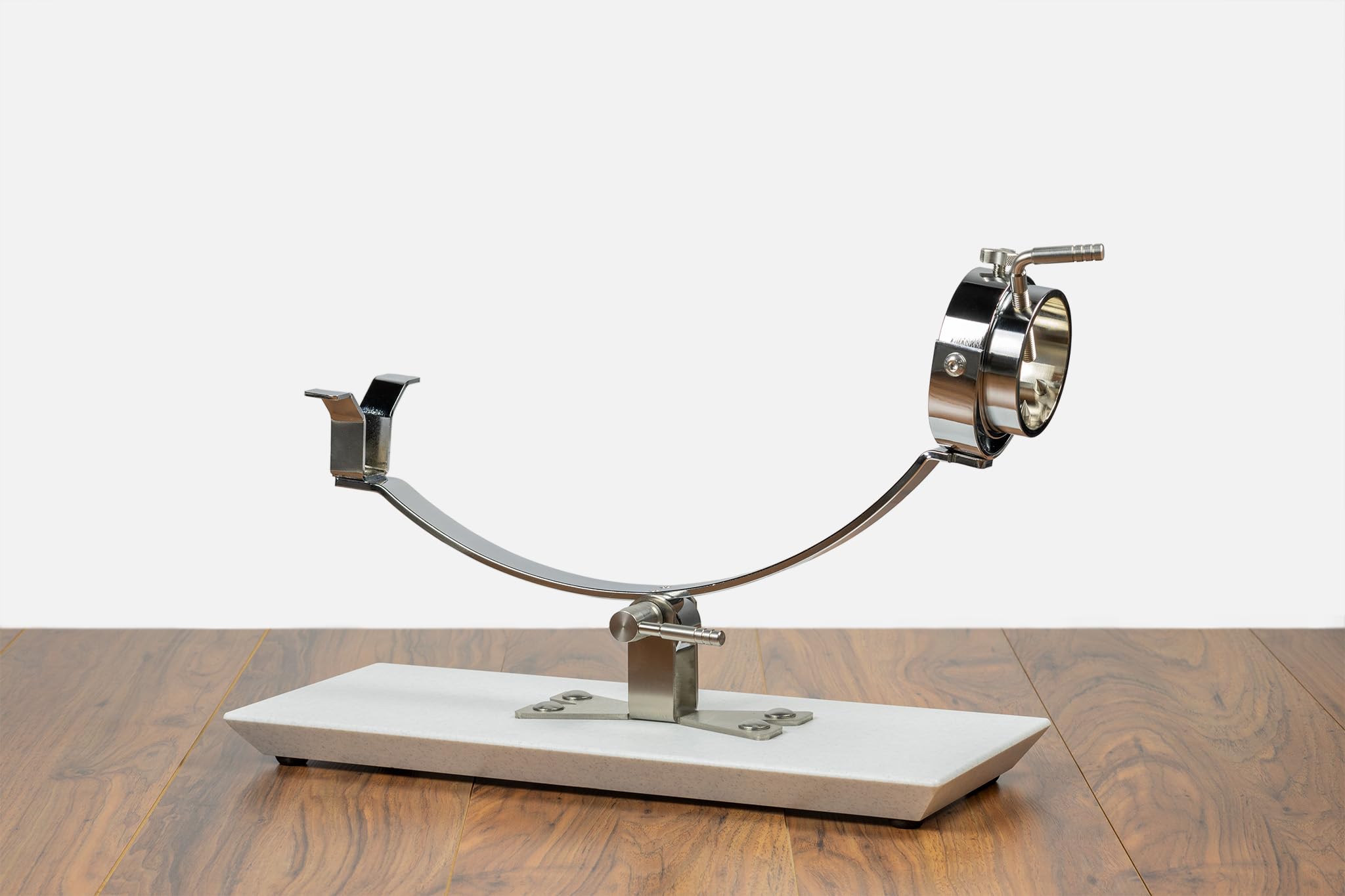 FERRETERIA LEPANTO Jamonero Giratorio Basculante con Base de Fibra Efecto Granito, Soporte jamonero con Base Efecto Flotante, jamonero Modelo Gala (Sin Set de Corte)
