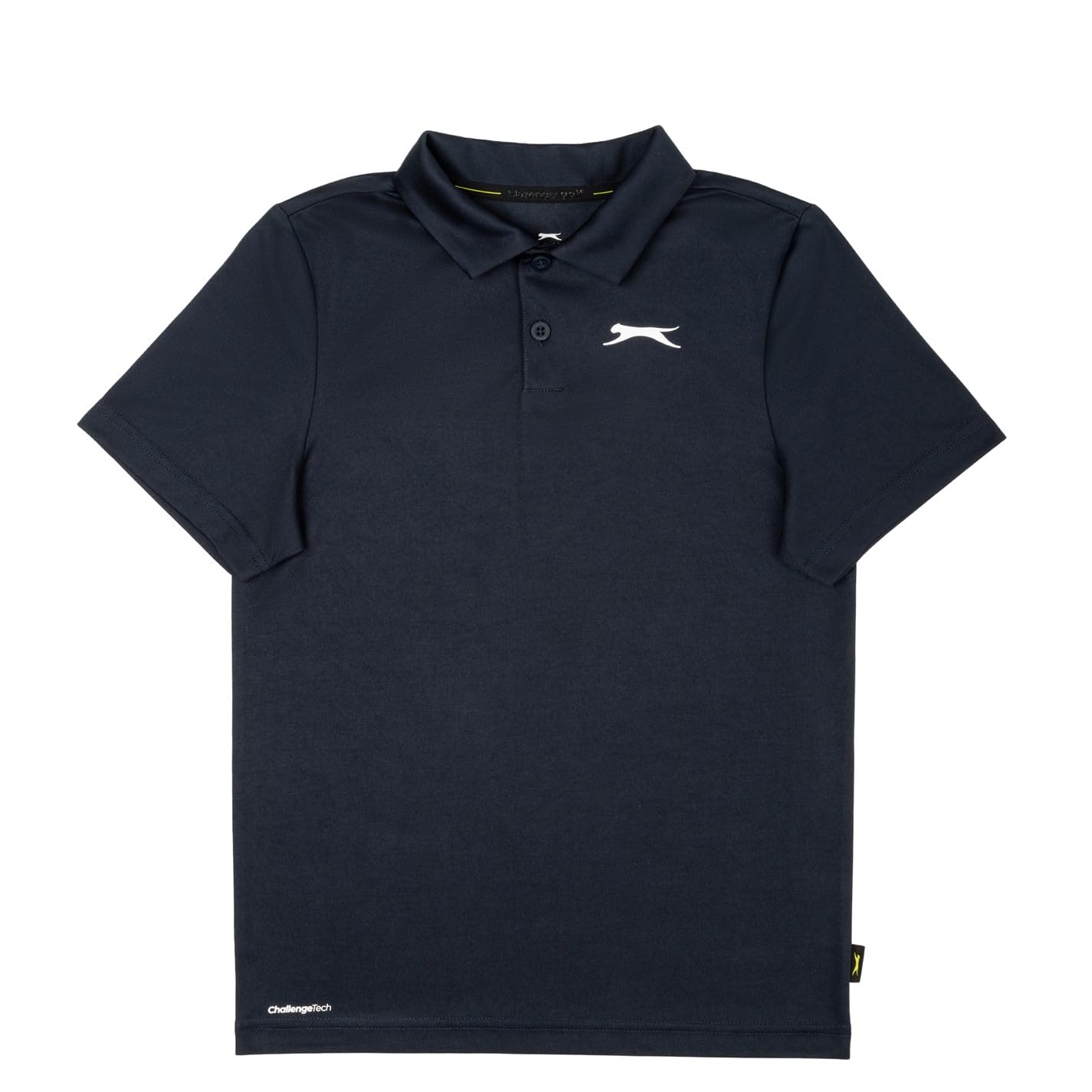 Slazenger Men's Navy Solid Polo Shirt Kids 13 Years