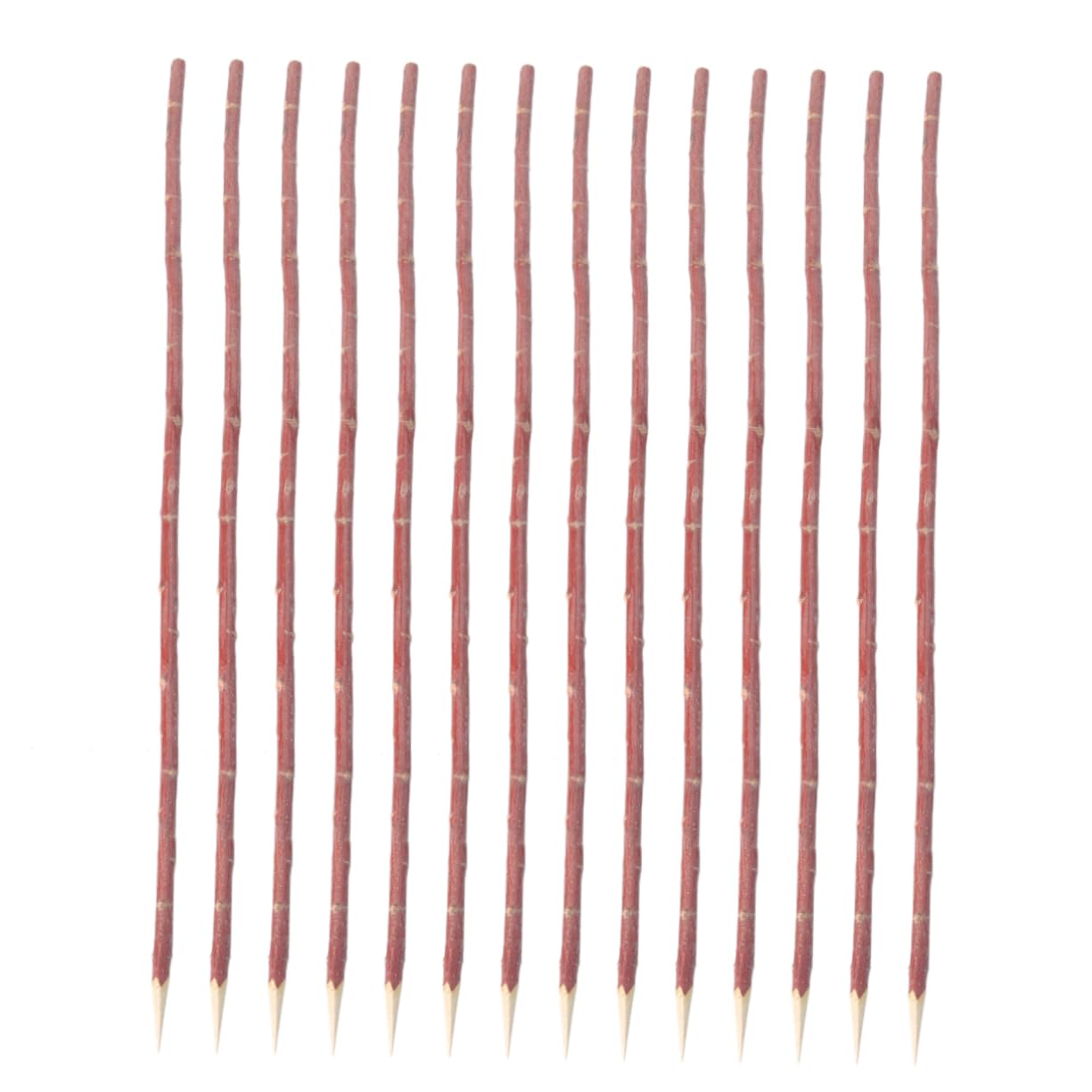 100 Pezzi Forchette Barbecue Legno Naturale Sicuro Pulito Legno Comodo Impugnare Carne Deliziosa Piccoli Negozi Barbecue All'aperto Pratica Famiglia