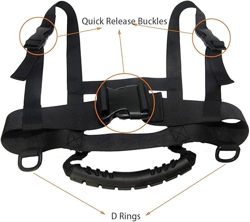 Miniatura 3 de Arnés de esquí resistente para niños, arnés de entrenamiento de hombro para esquí, correa de entrenamiento para patinaje, patinaje, snowboard,