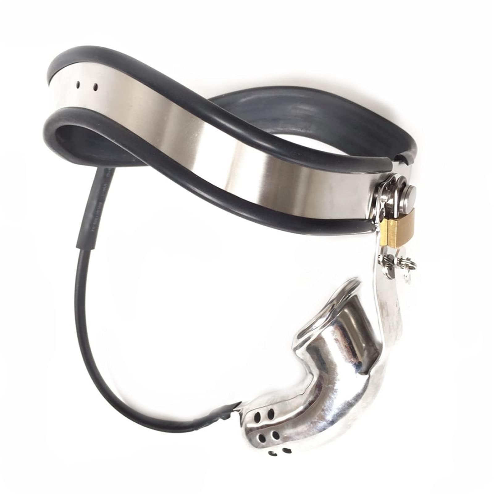 Set Di Giocattoli Sessuali Per Bondage Maschile Con Cintura Di Castità In Acciaio Inossidabile Da 60-150 Cm, Incluso Plug Anale Rimovibile, Gabbia Per Il Pene E Set Di Ritenuta