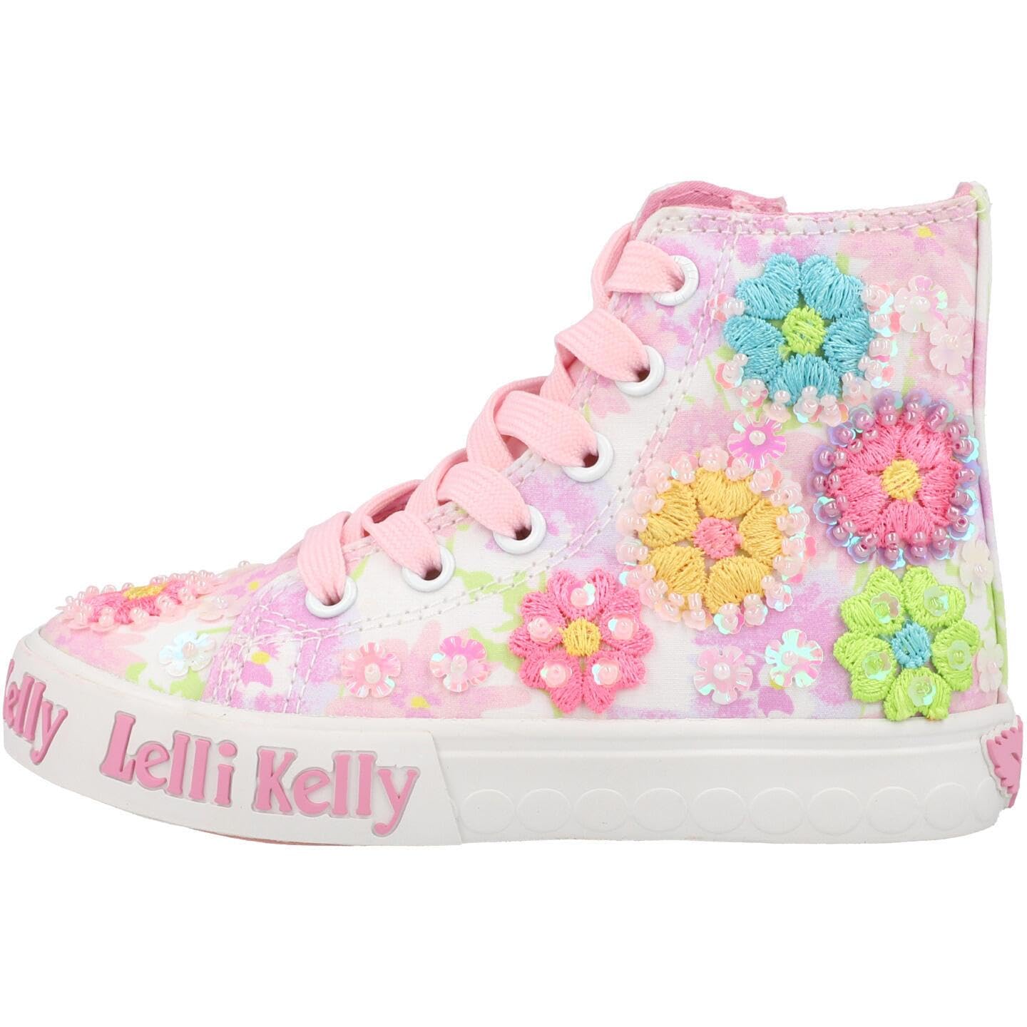 Lelli Kelly Canvas Ragazze Baseball Boots Eloise Mid Ankle LK4910