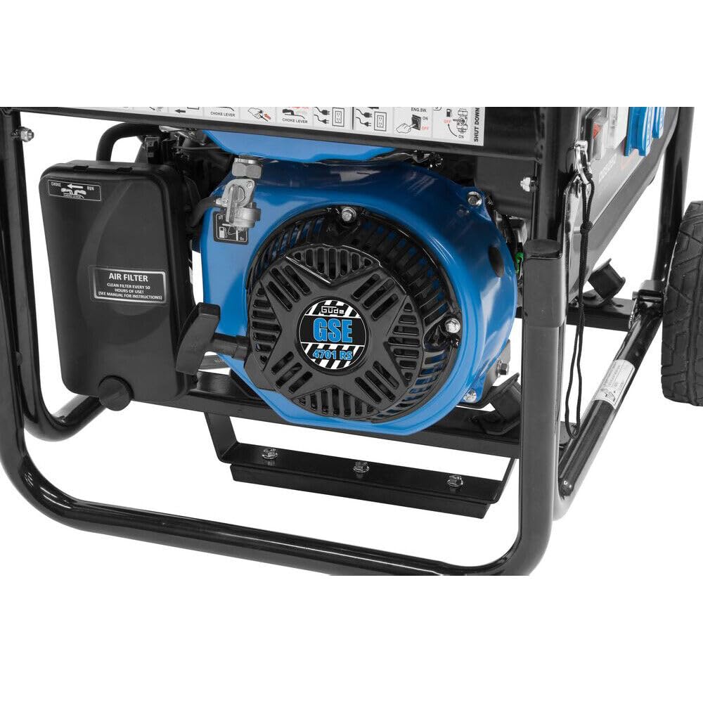 GÜDE GSE 4701 RS - Generatore di corrente 3600W con AVR e ruote per il trasporto