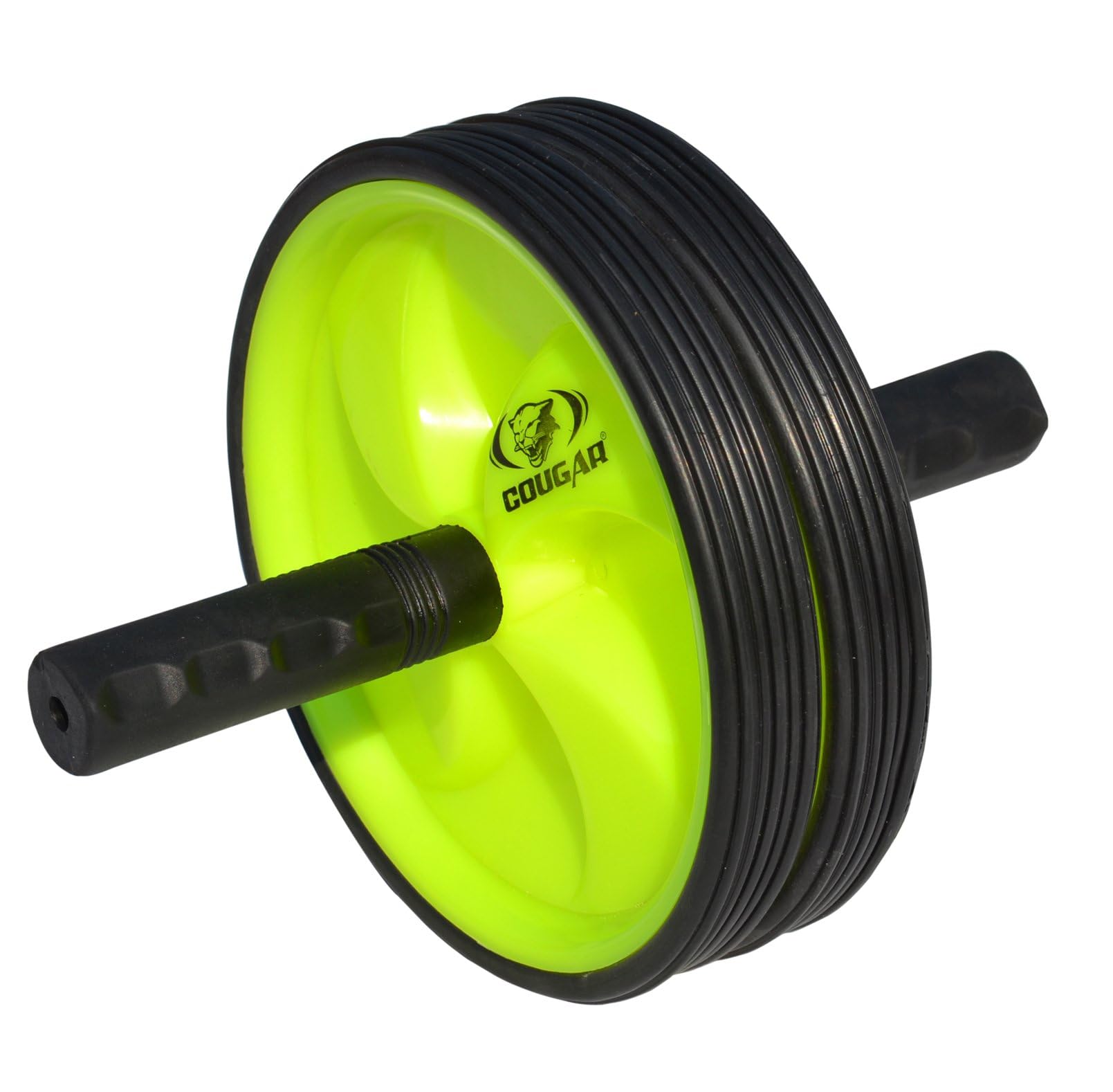Cougar Dual Wide Ab Roller Wheel for Abs Workouts/Home Gym Abdominal Exercise/Core Workouts for Men and Women (Yellow Roller)-picture-18