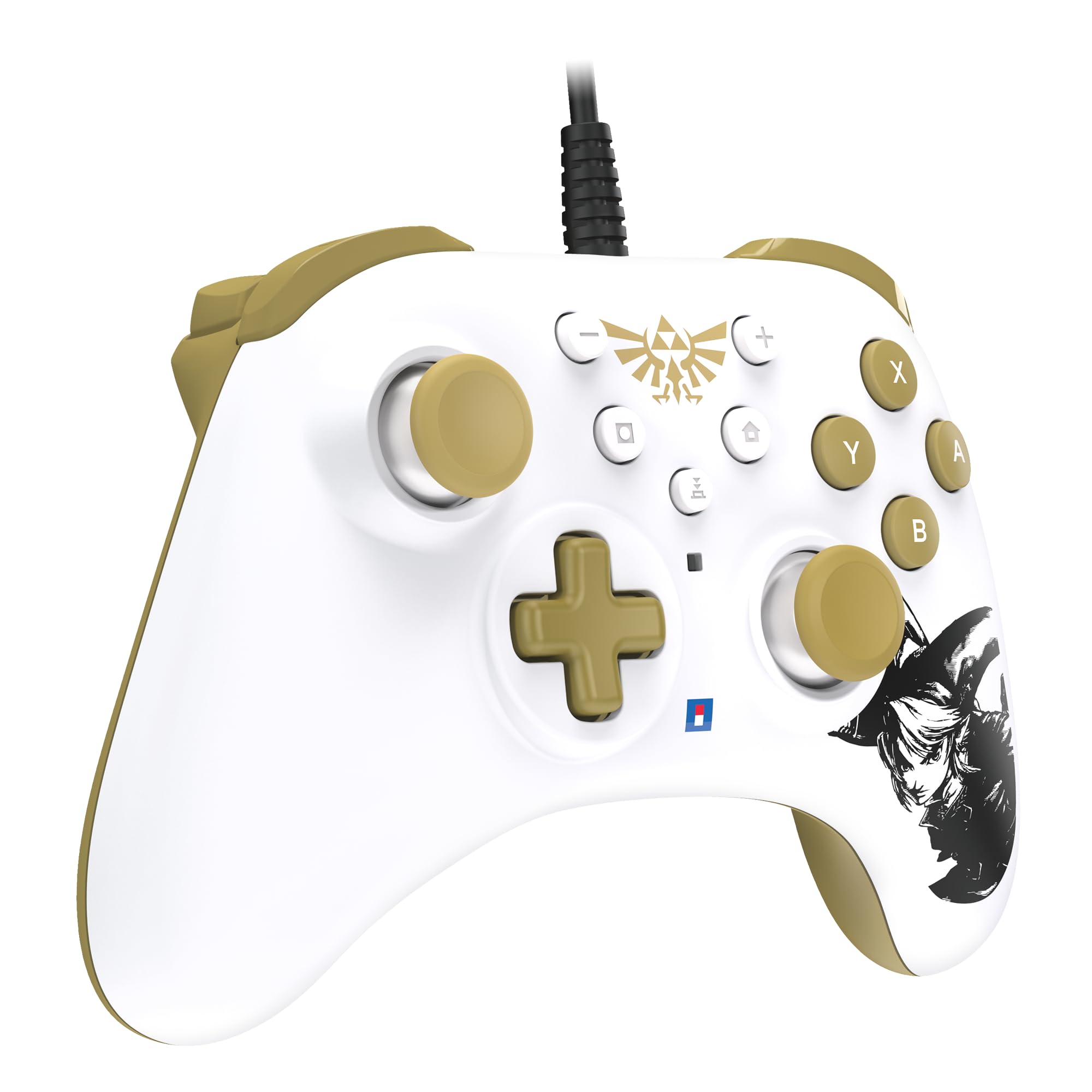 Hori HORIPAD Turbo (Zelda) - Przewodowy kontroler Nintendo Switch i OLED - Oficjalna licencja Nintendo