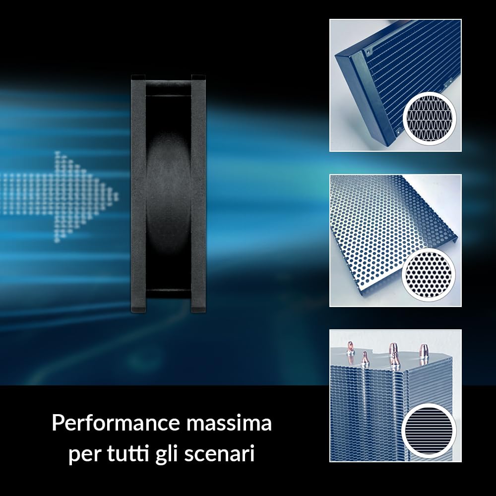 ARCTIC P8 Max - Ventola per PC, ventola per case da 80 mm ad alte prestazioni, ventola per server, controllata tramite PWM 500-5000 giri/min, ottimizzata per pressione statica, modalità 0dB,