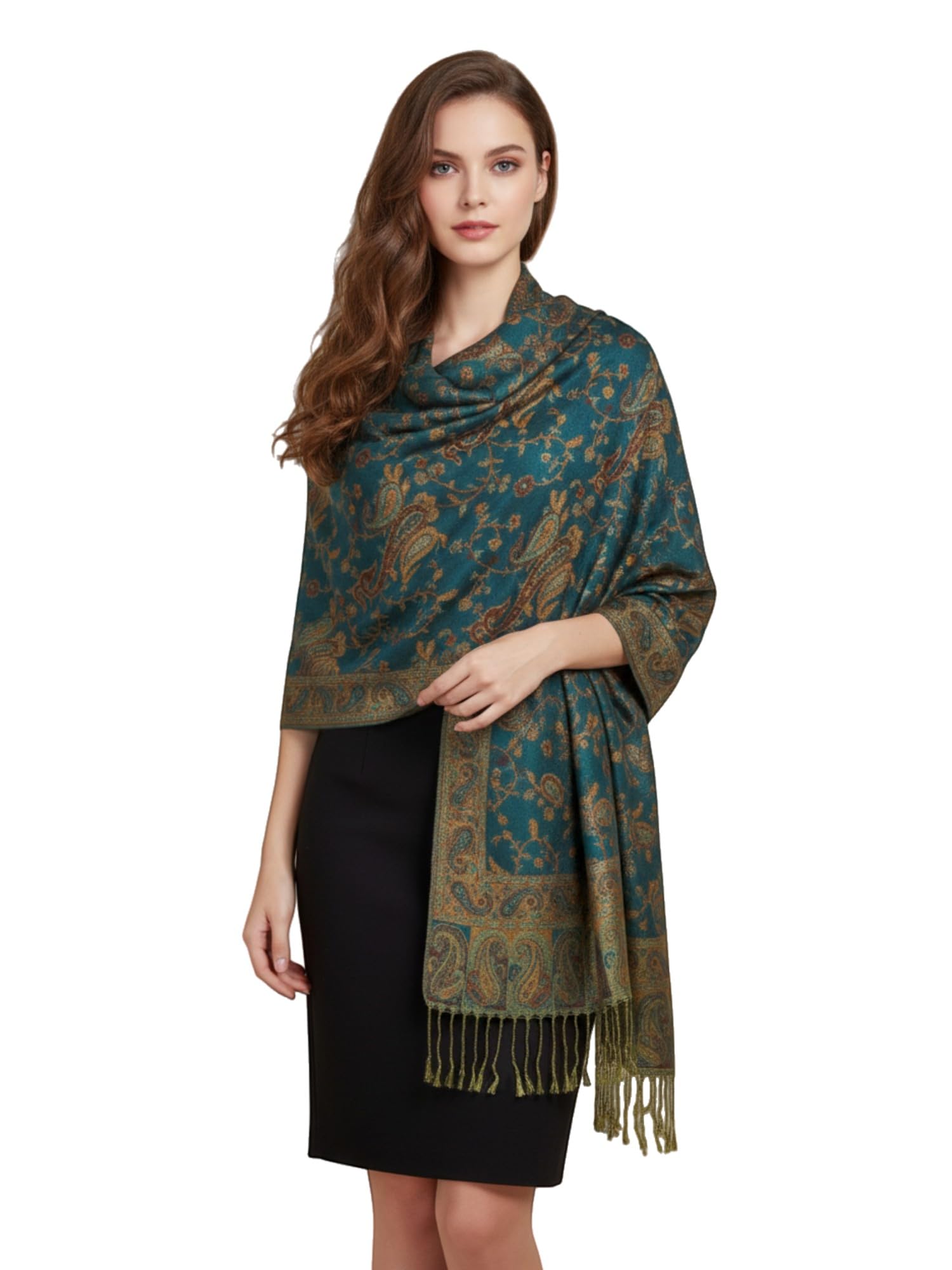womens Paisley Pashmina Pashmina Shawl