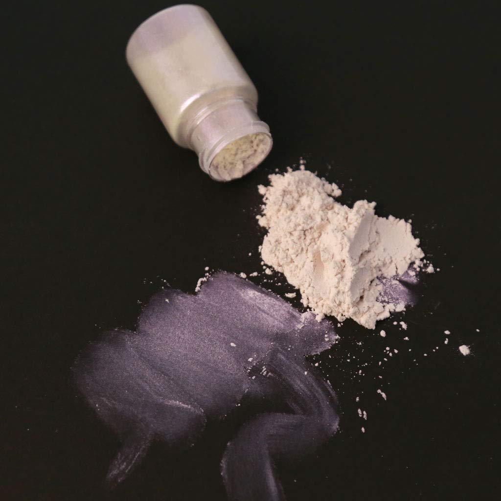 Pigmento de perlas de 8 colores para pigmento de resina de diamante polarizado nacarado, kit de fabricación de joyas, polvo cosmético