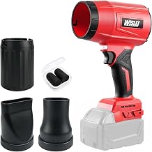 Cordless Leaf Blower Compatible with Milwaukee 18V Battery Tool Only, No Battery, 800,000 RPM Brushless Turbo Blower up to 60m/s, 1.5 lbs Handheld Dust Blower for Patio, Lawn & Garage