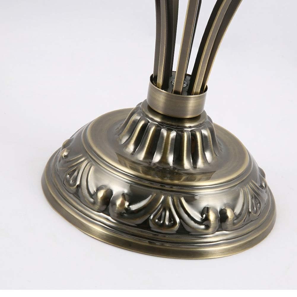 Candelabros de metal para bodas, 5 brazos, altura 64 cm, ideal para decoración de centros de mesa