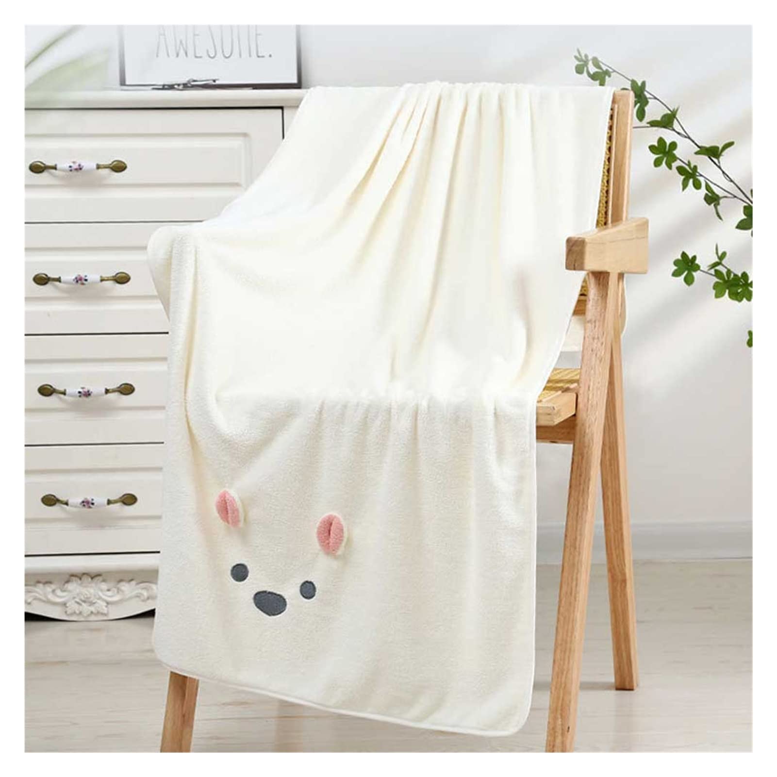Serviette de bain cheveux koala pour un séchage rapide après la douche de routine