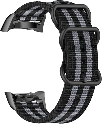 Miniatura 10 de Banda de nailon tejida compatible con Samsung Gear Fit2 Pro SM-R365Gear Fit2 SM-R360 Correa de tela de ajuste rápido para reloj inteligente Gear Fit