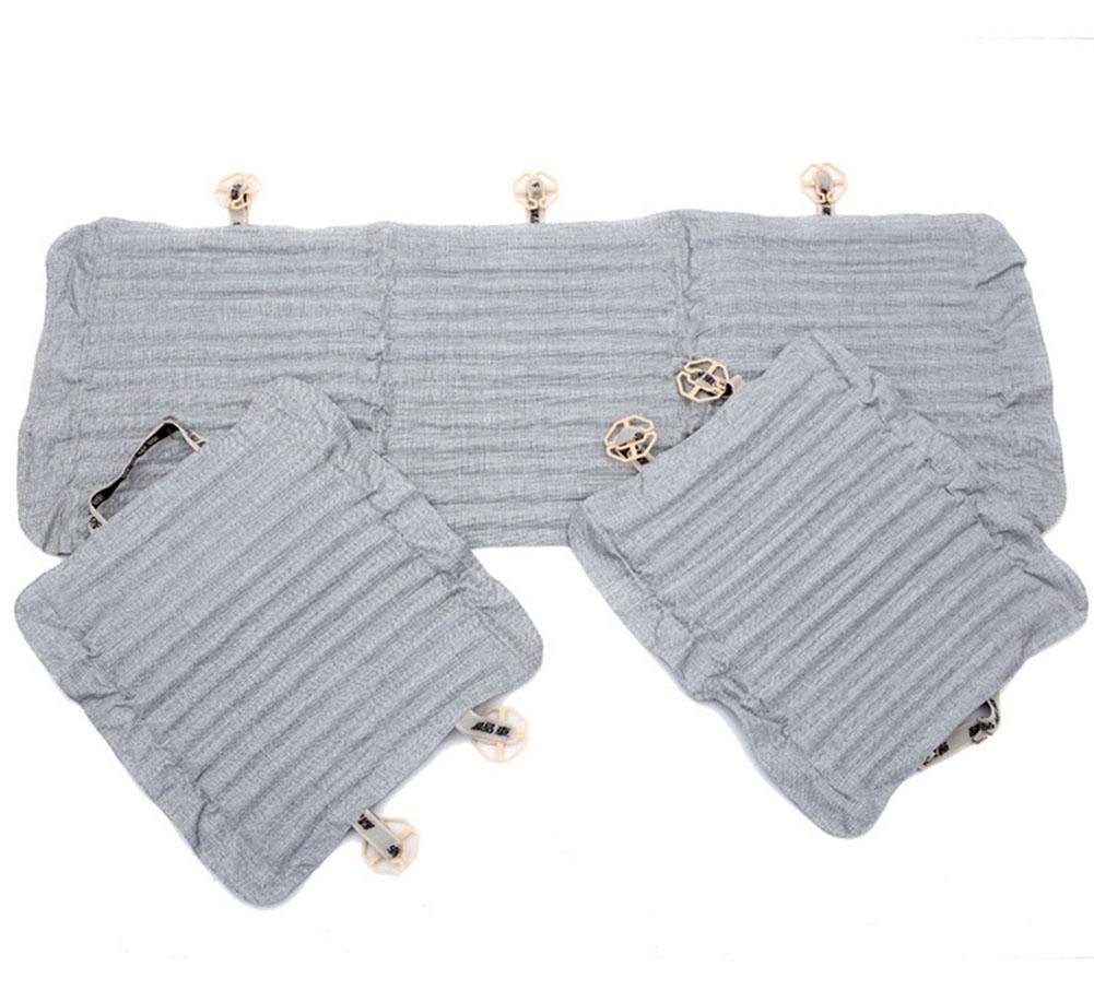 ZUODIAN Charcoal car seat linen detachable seasons universal three-piece car seat