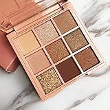 Taykoo Eyeshadow Palette Makeup Cosmetics Diamond Glitter Metallic 9 Color Nude Creamy Pigmented Professional Mini Shadow Kit