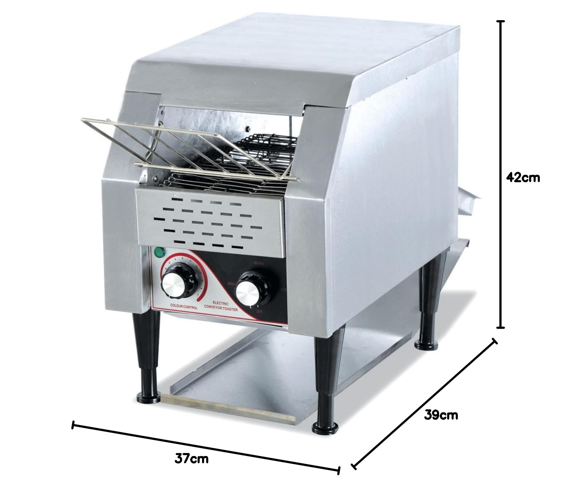 Ristoattrezzature Tostapane Elettrico a Nastro - Professionale da 300-350 fette/h